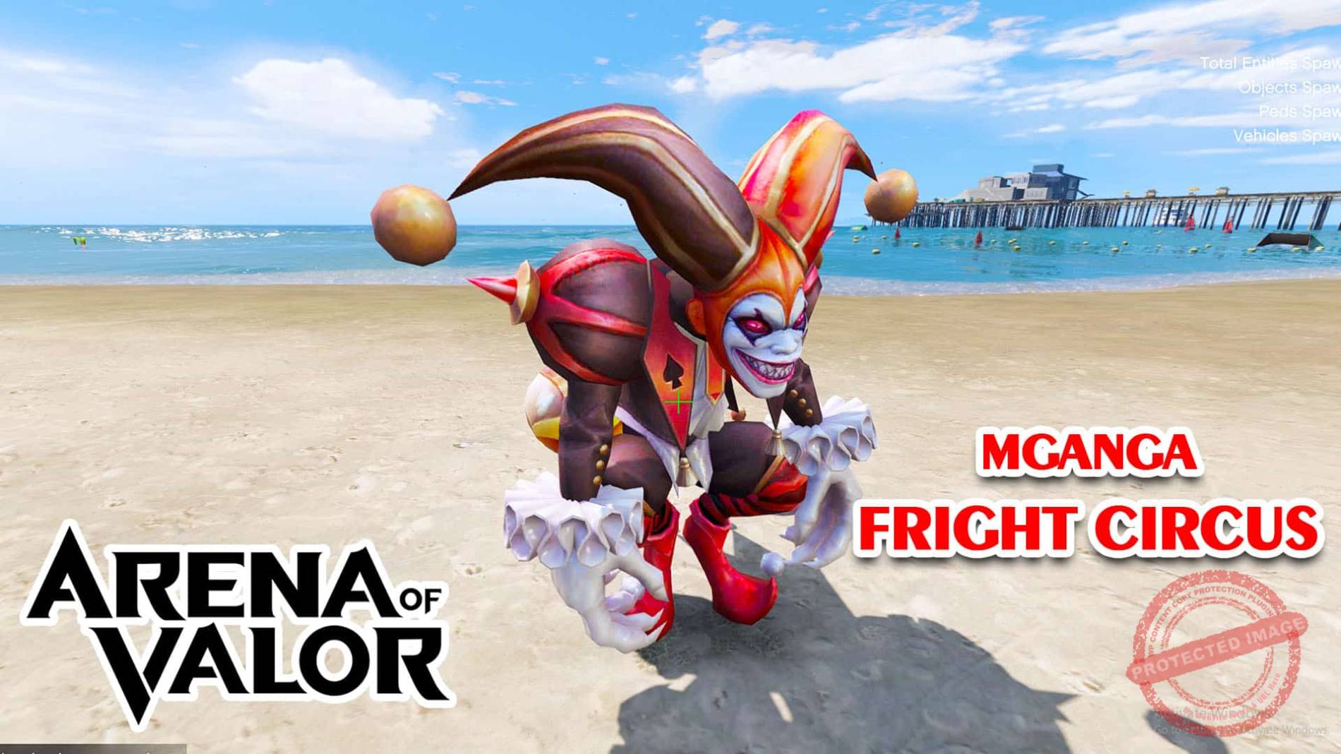 GTA 5 Mod Mganga Fright Cirus Arena of Valor