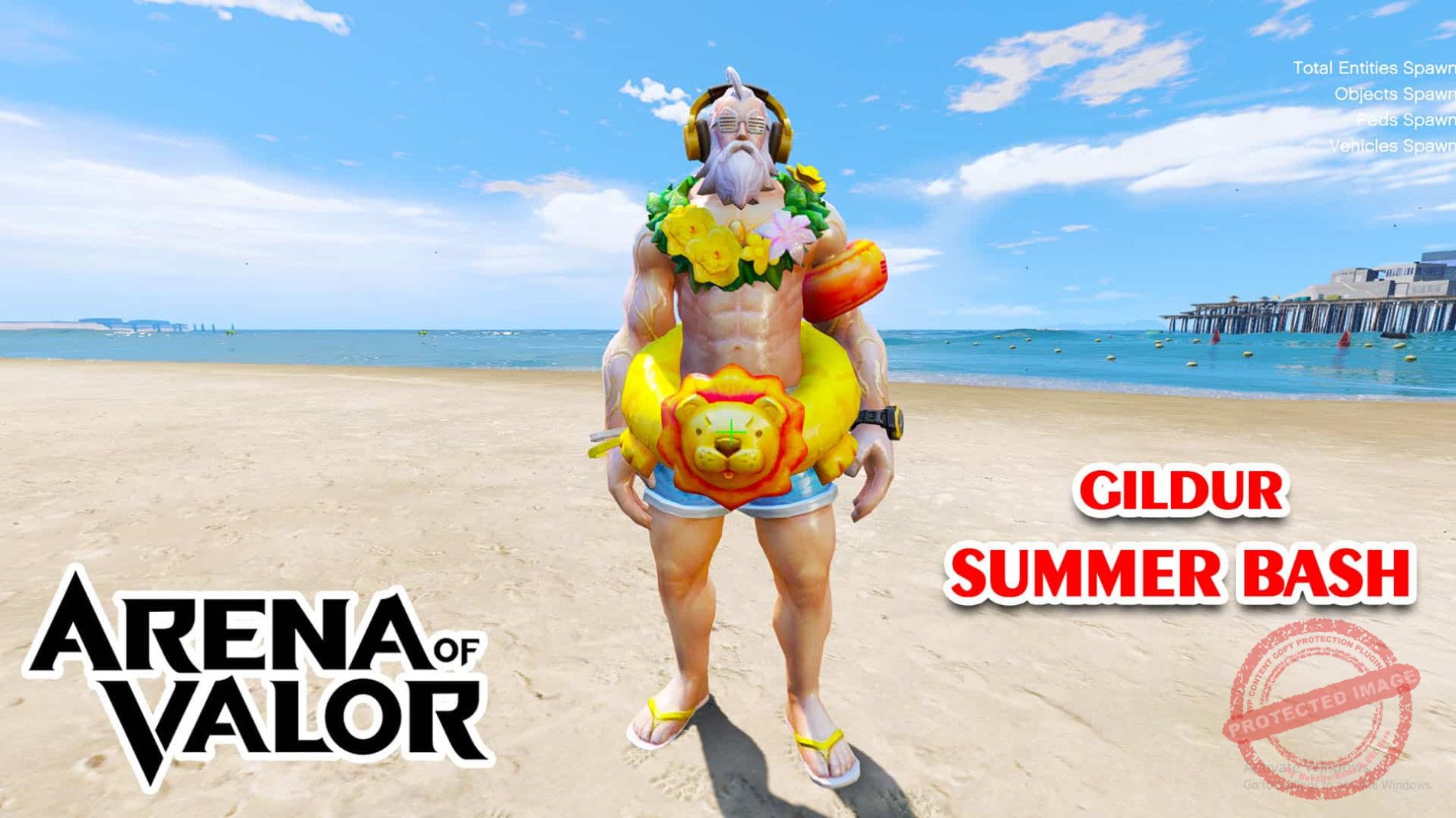 GTA 5 Mod Gildur Summer Bash Arena of Valor