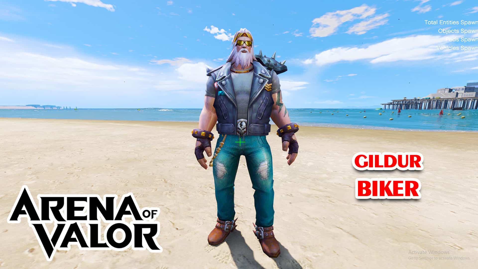 GTA 5 Mod Astrid Biker Arena of Valor
