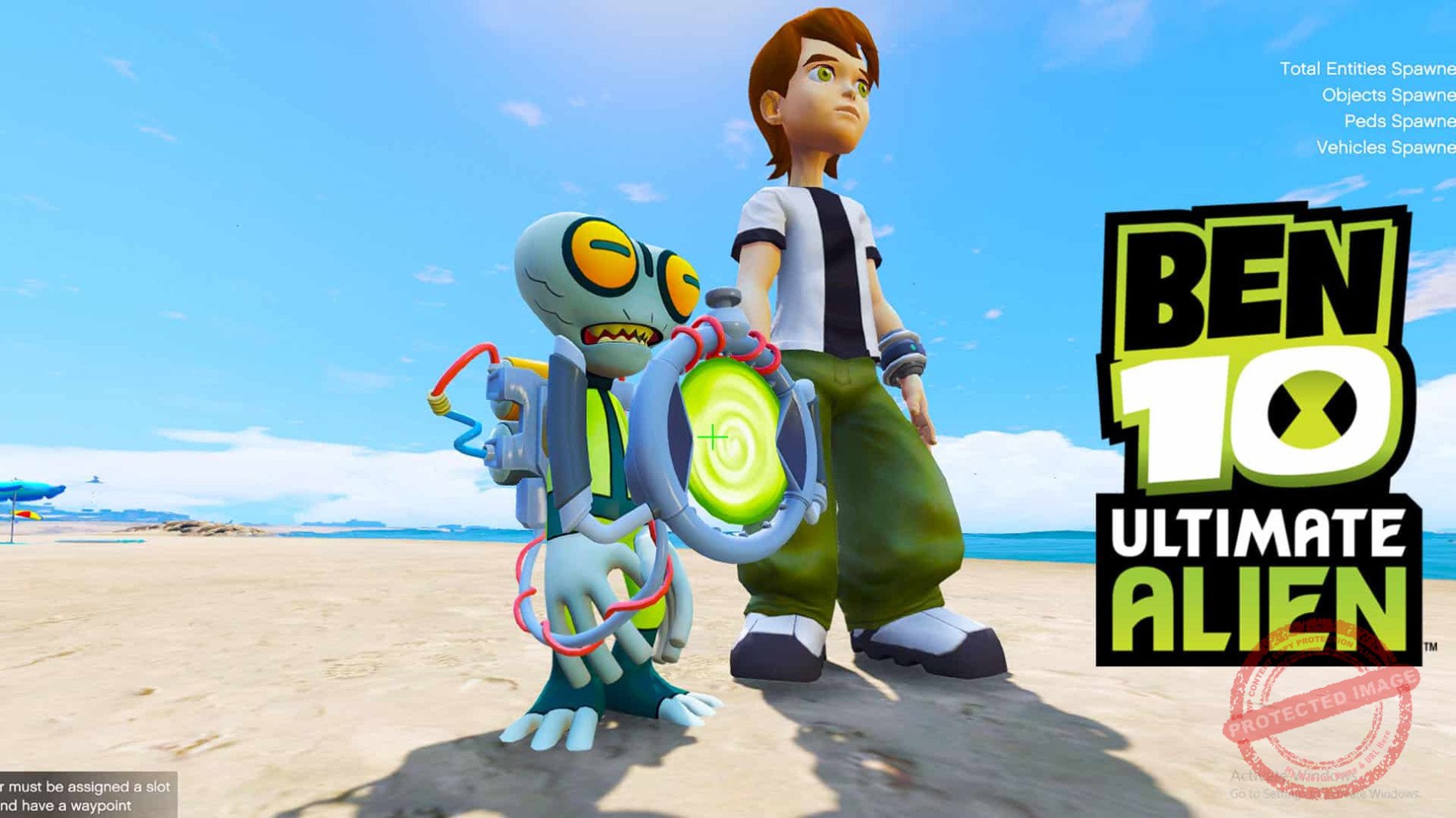 GTA 5 Mod Ben 10 Grey Matter