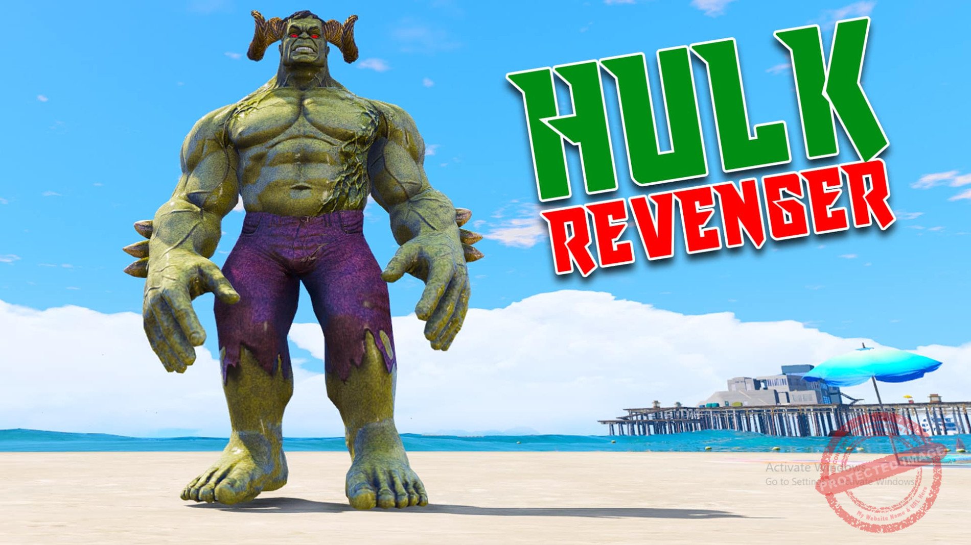 GTA 5 Mod HULK Revenger