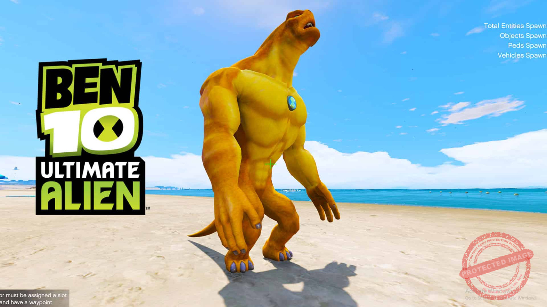 GTA 5 Mod Ben 10 Humungousaur