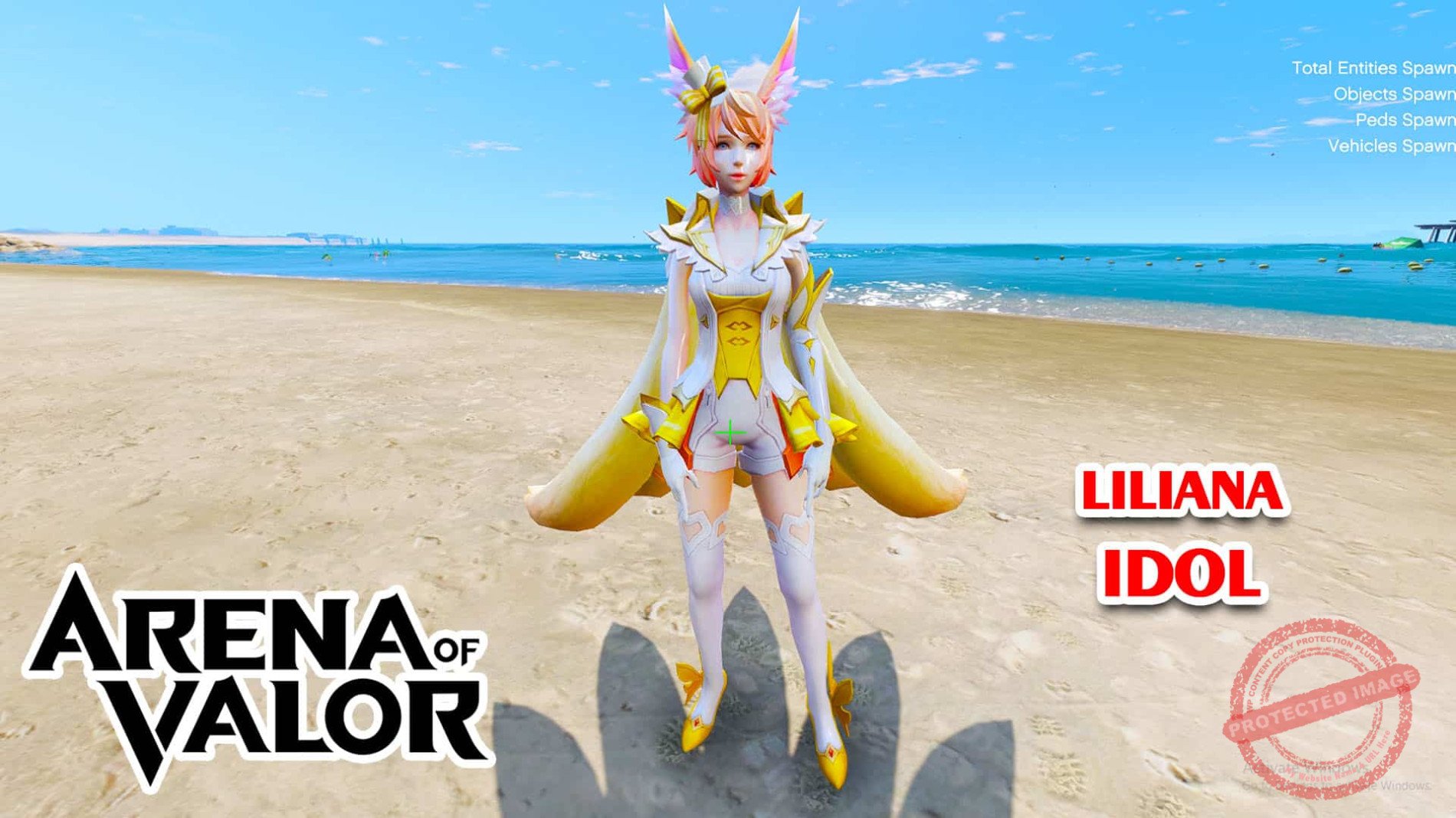 GTA 5 Mod Liliana Idol Arena of Valor