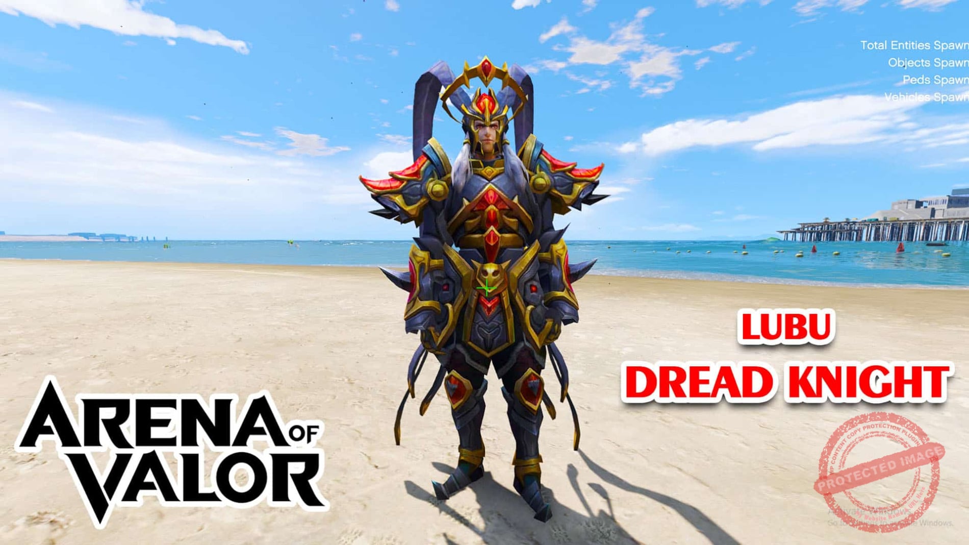 GTA 5 Mod Lubu Dread Knight Arena of Valor