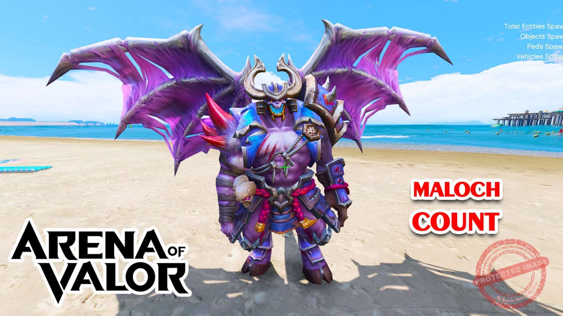GTA 5 Mod Maloch Count Arena of Valor