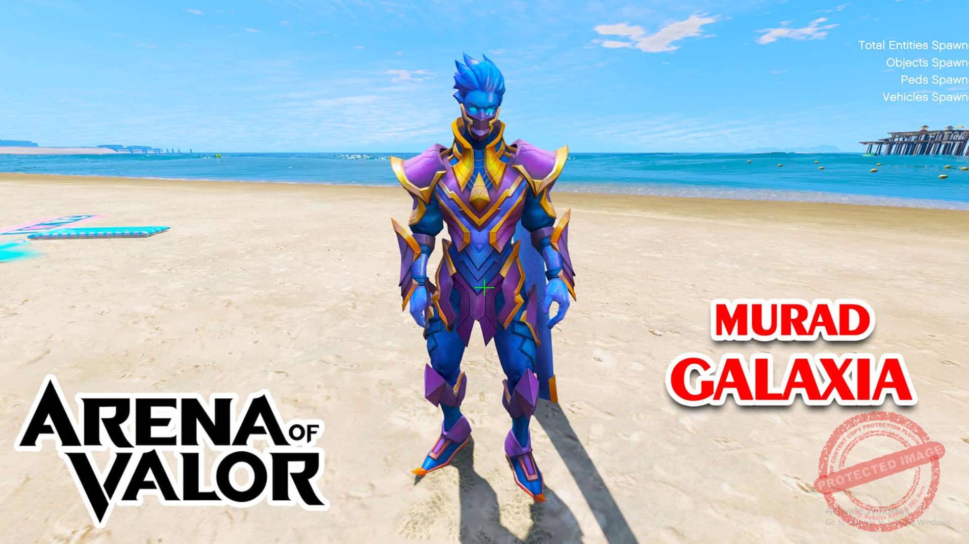 GTA 5 Mod Murad Galaxia Arena of Valor