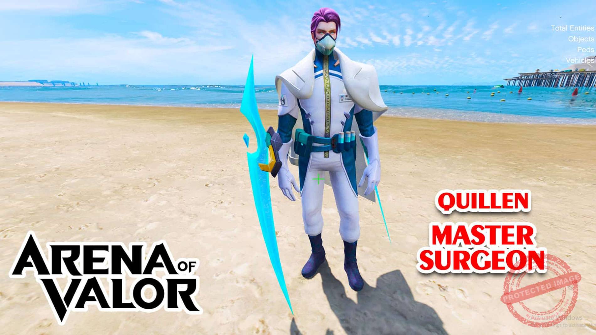 GTA 5 Mod Quillen Master Surgeon Arena of Valor