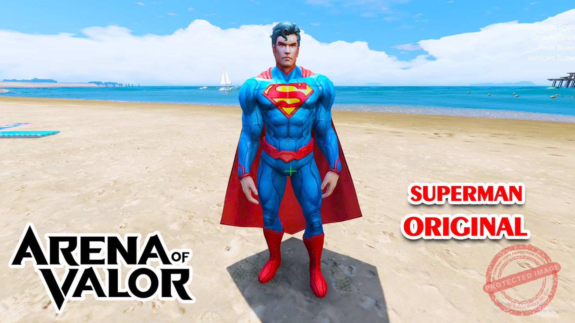 GTA 5 Mod Superman Original Arena of Valor