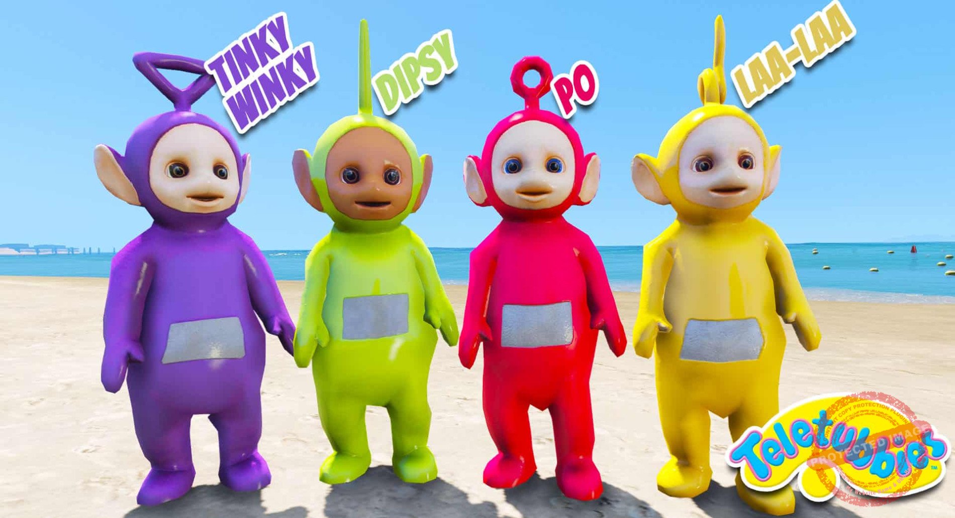 GTA 5 Mod Teletubbies