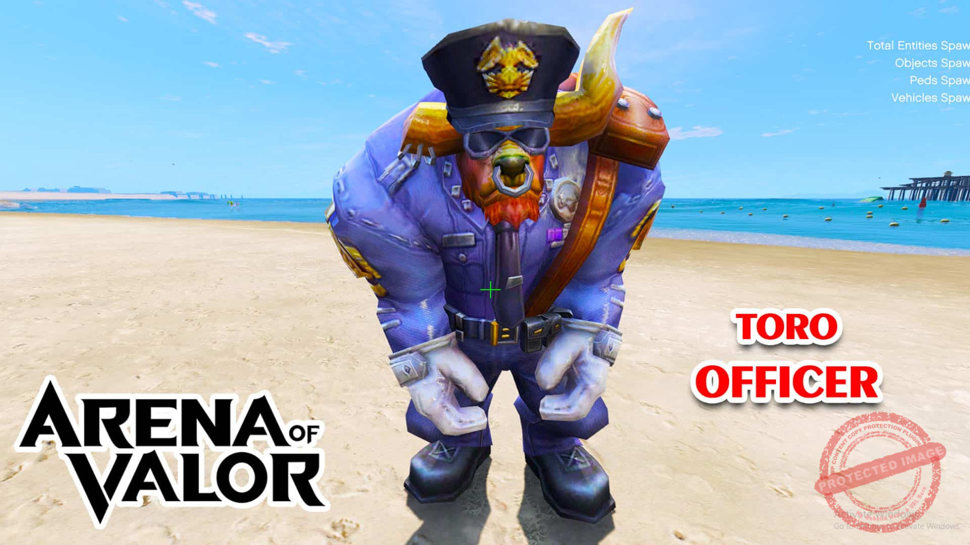 GTA 5 Mod Toro Officer Arena of Valor