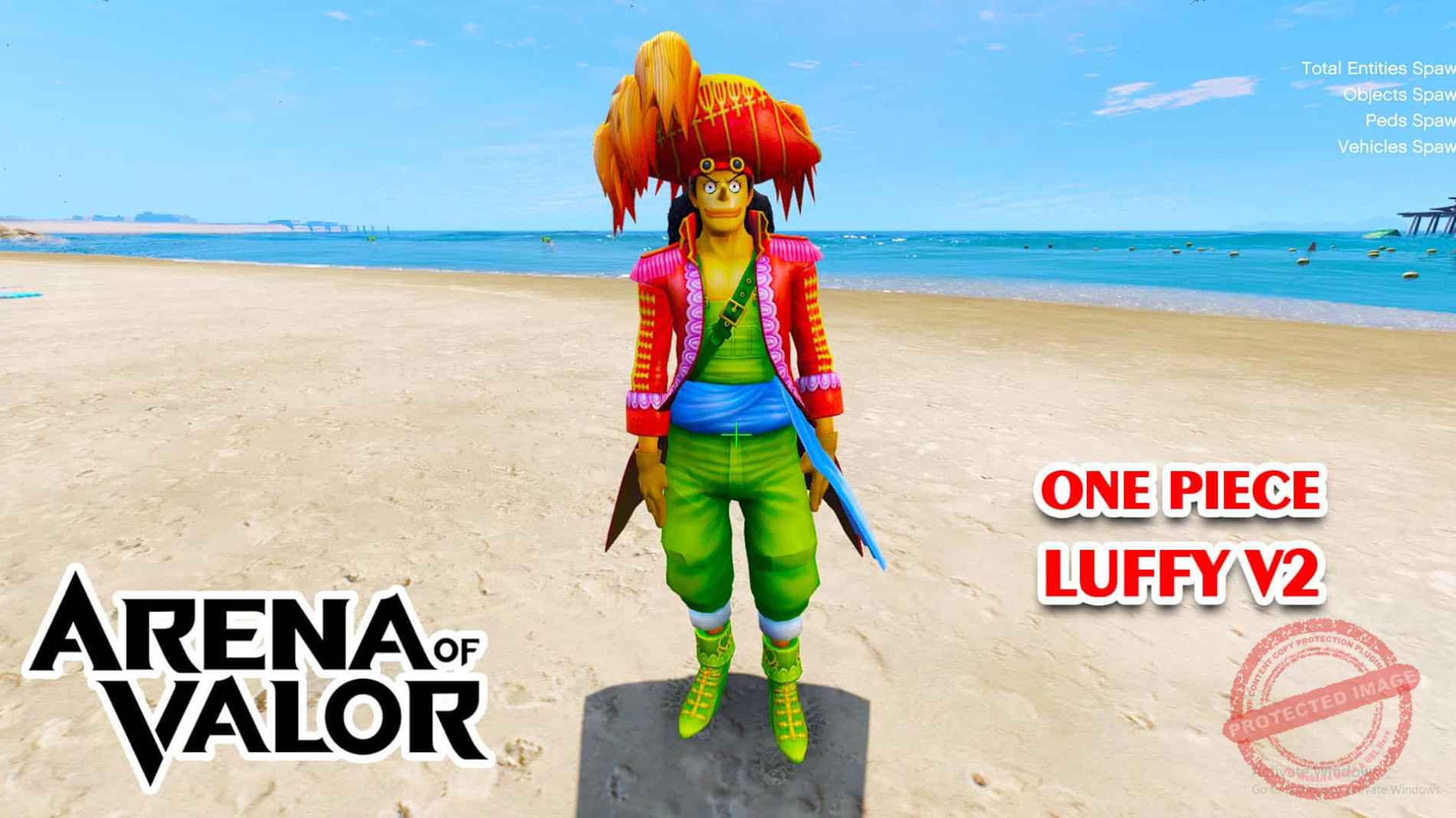 GTA 5 Mod Usopp Onepiece