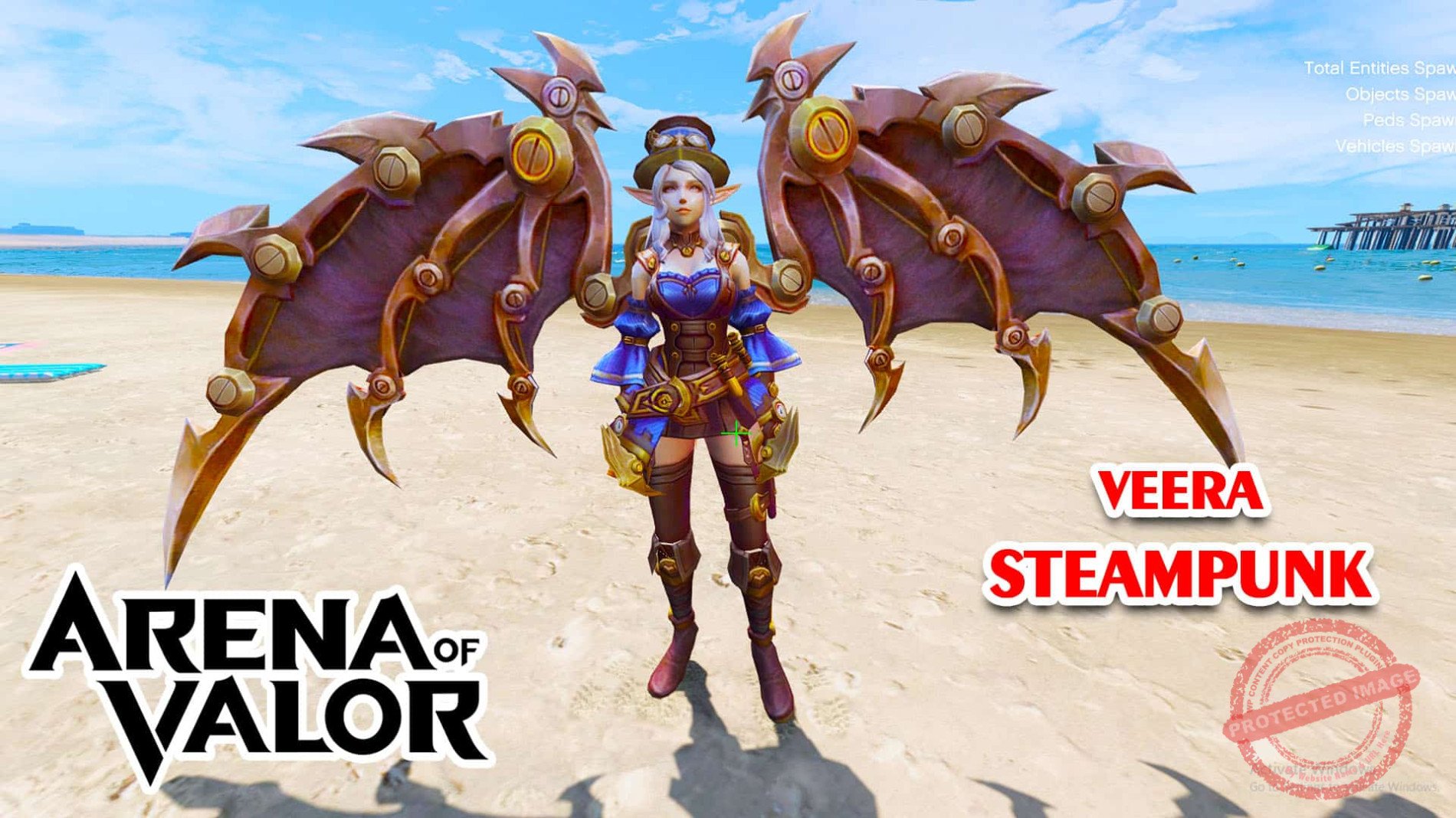 GTA 5 Mod Veera Steampunk Arena of Valor