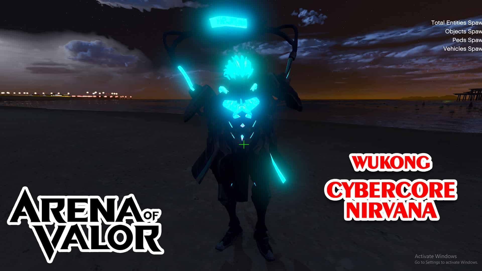 GTA 5 Mod Wukong Cybercore Nirvana Arena of Valor