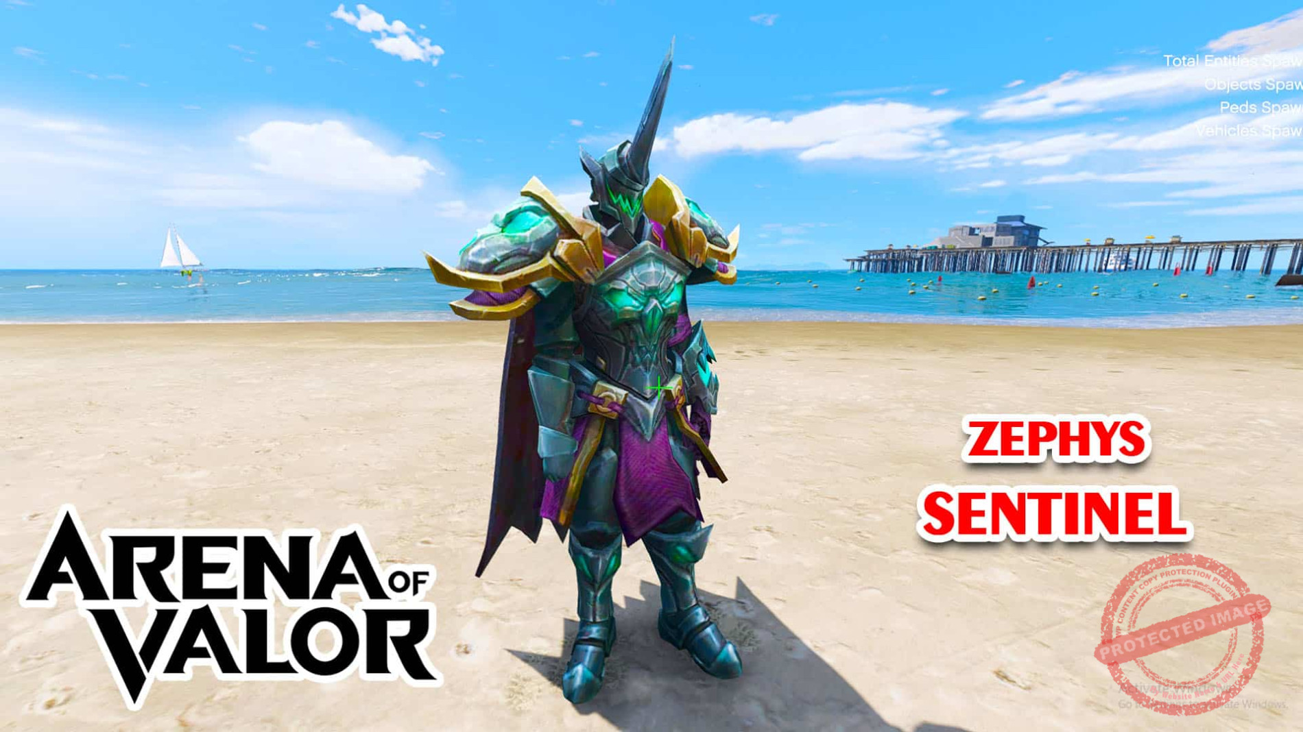 GTA 5 Mod Zephys Sentinel Arena of Valor
