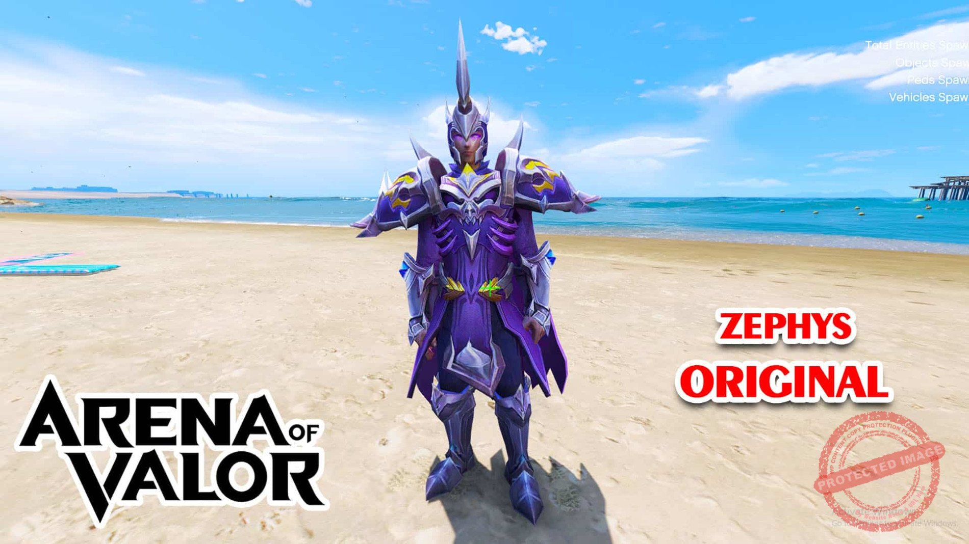 GTA 5 Mod Zephys Original Arena of Valor