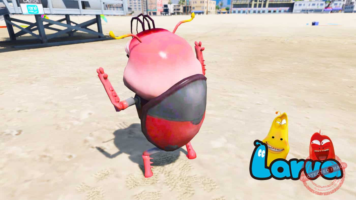 GTA 5 Mods Brown Dung Beetle In Larva - GTA 5 Mods Website