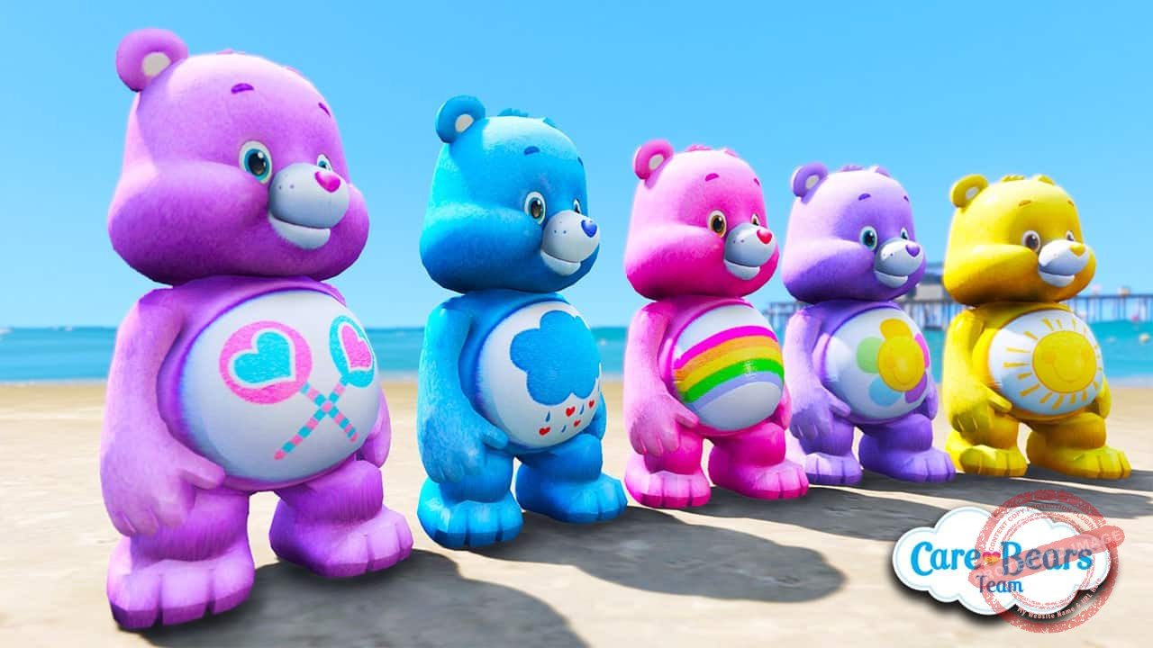 GTA 5 Mods Care Bears Music Band