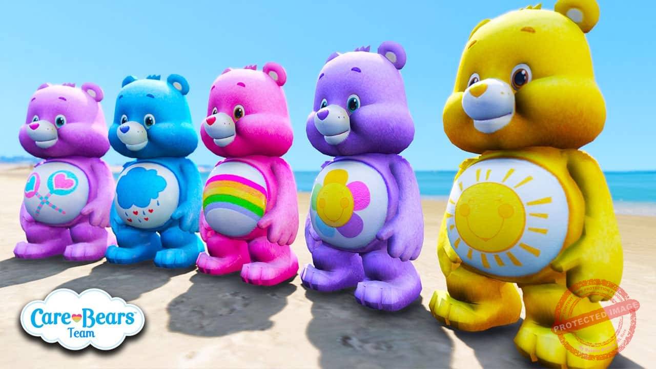 GTA 5 Mods Care Bears Music Band