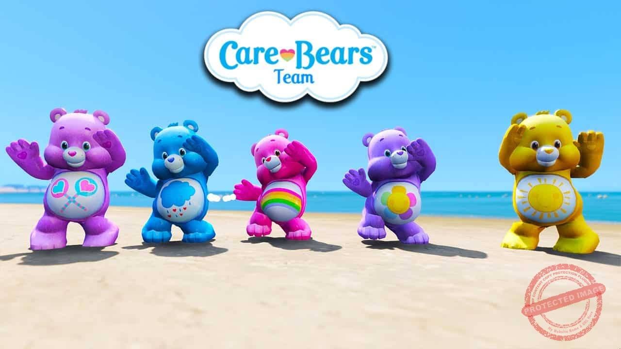GTA 5 Mods Care Bears Music Band