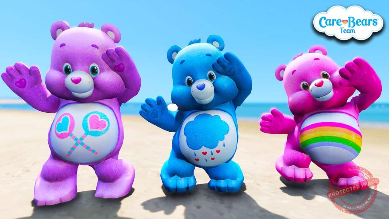 GTA 5 Mods Care Bears Music Band