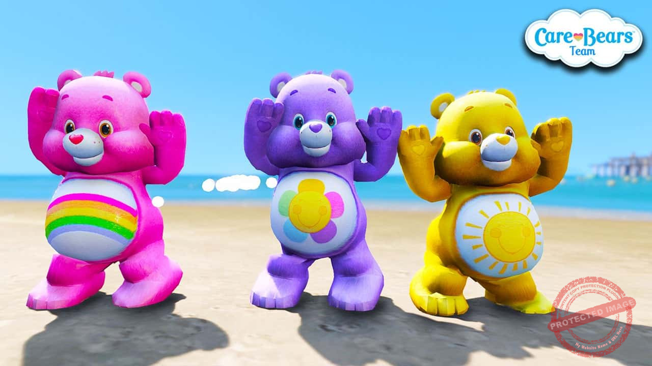 GTA 5 Mods Care Bears Music Band