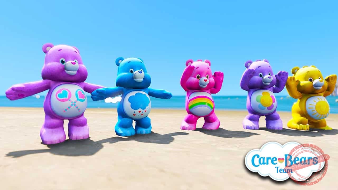 GTA 5 Mods Care Bears Music Band