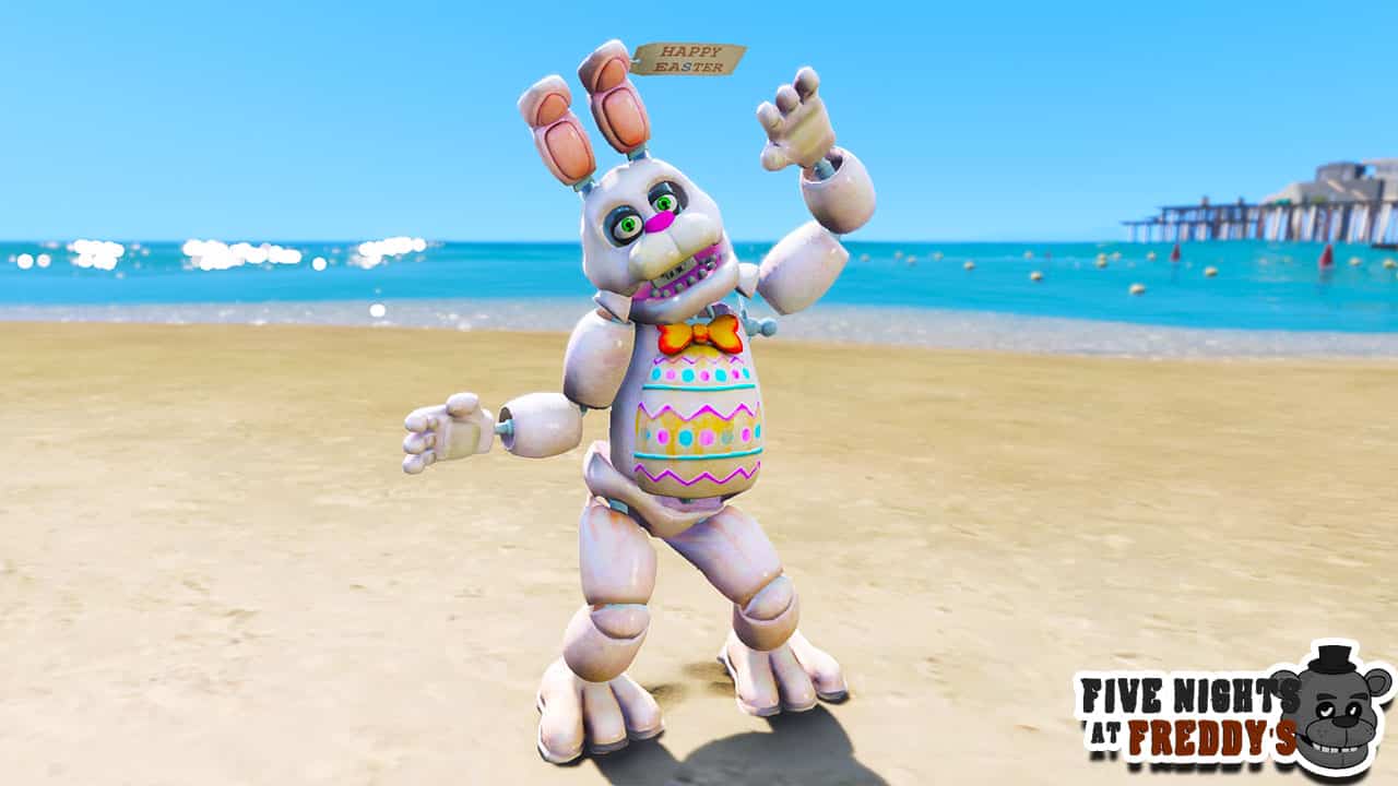 GTA 5 Mods FNAF Easter Bonnie