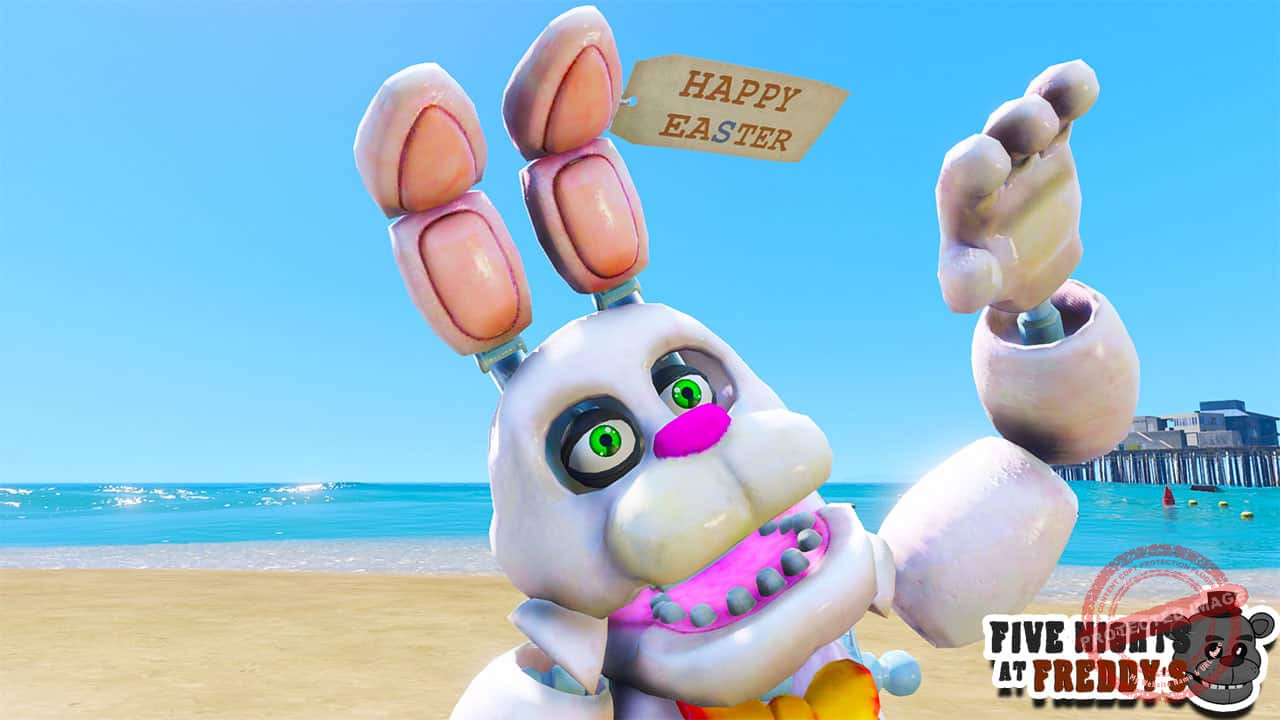 GTA 5 Mods FNAF Easter Bonnie