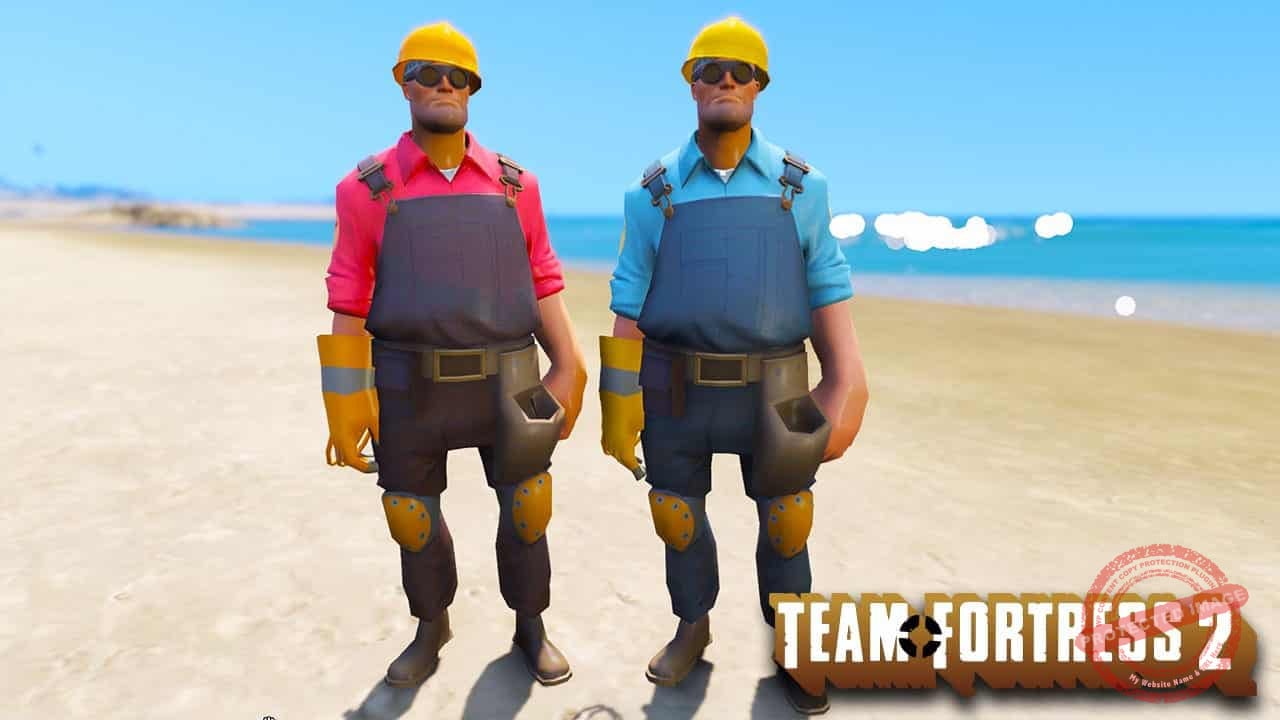 GTA 5 Mods Team Fortress 2 Engineer