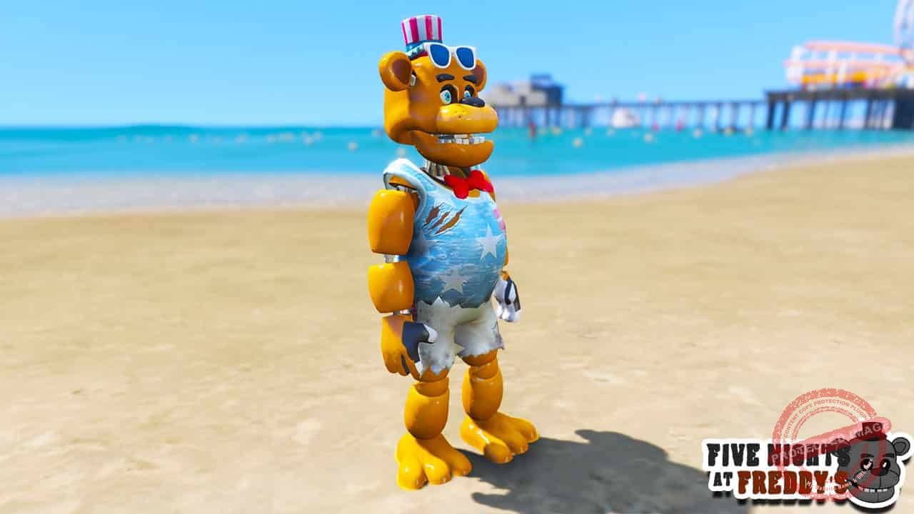 GTA 5 Mods FNAF Firework Freddy
