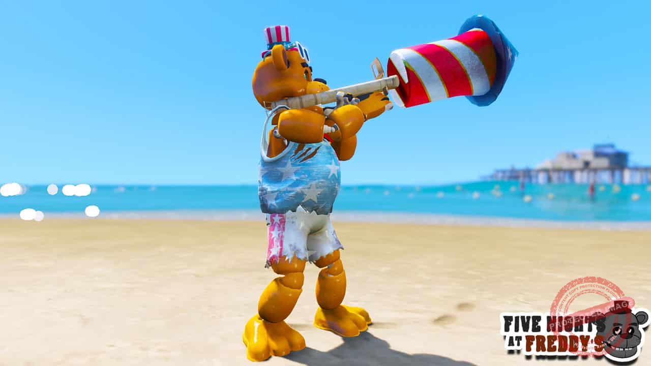 GTA 5 Mods FNAF Firework Freddy