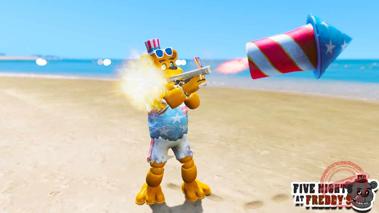 GTA 5 Mods FNAF Firework Freddy