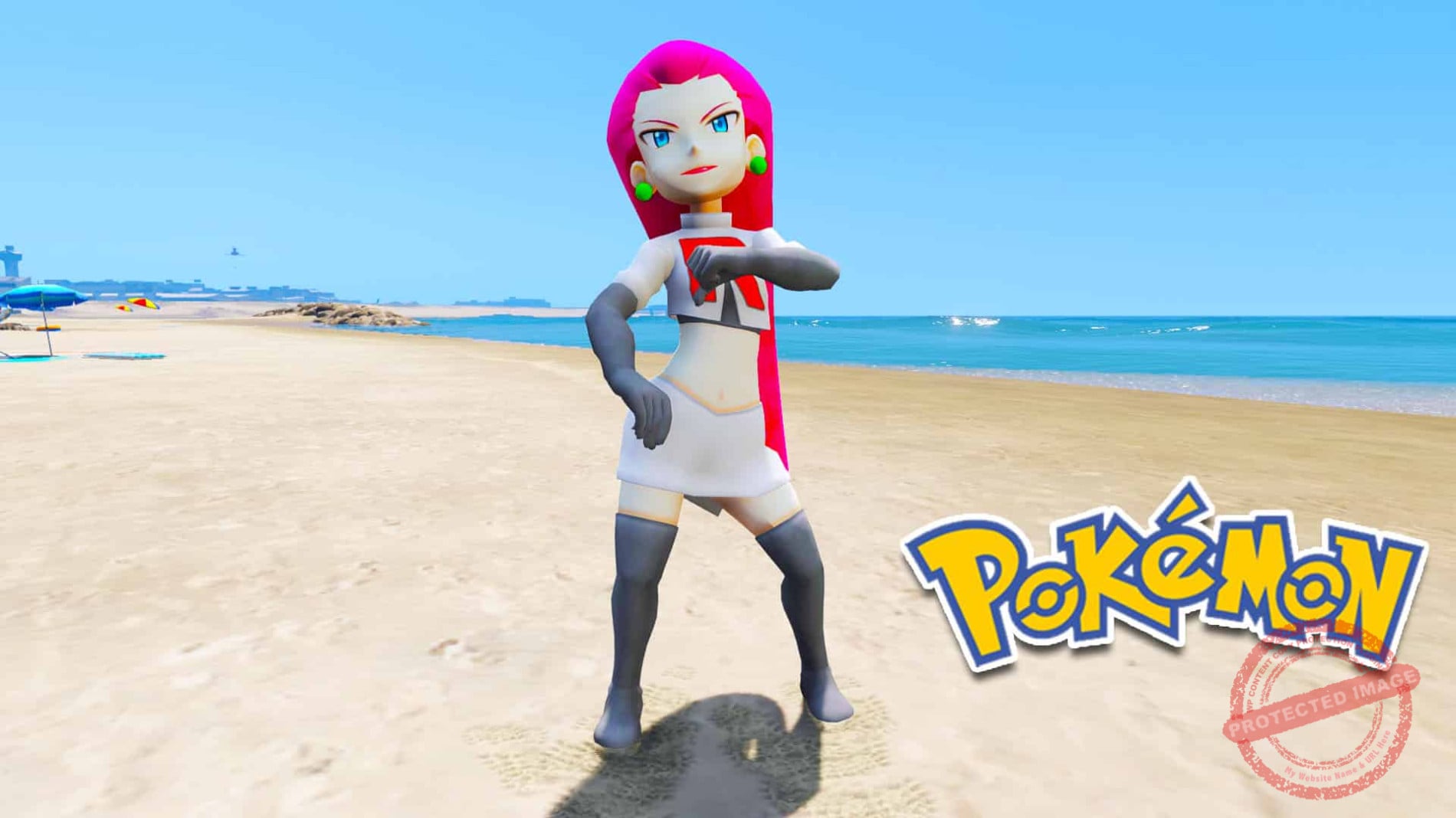 GTA 5 Mods Jessie in Team Rocket