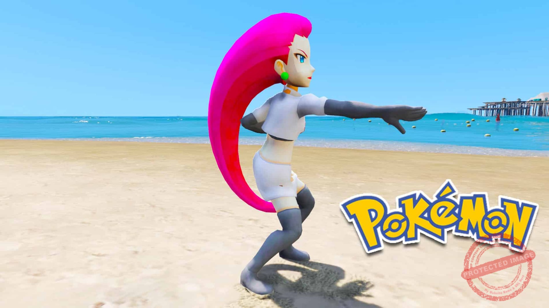 GTA 5 Mods Jessie in Team Rocket