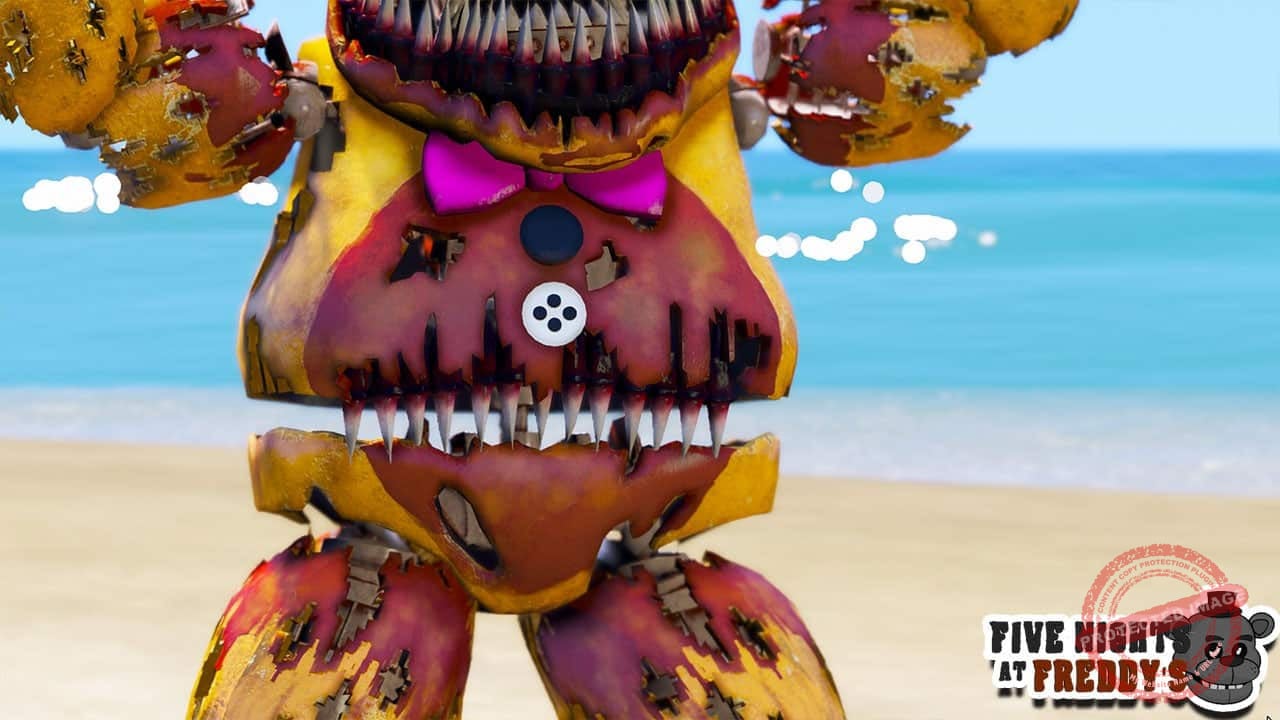 GTA 5 Mods FNAF Nightmare Freddy