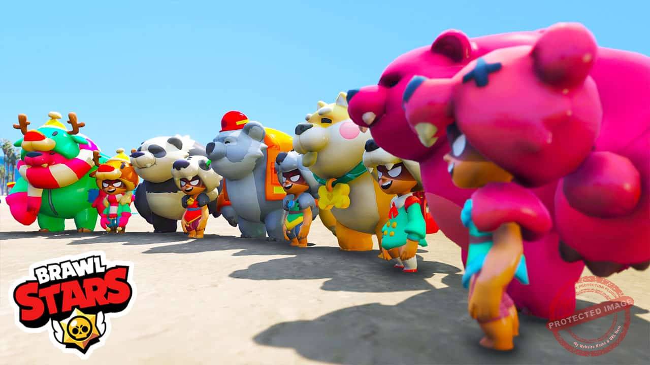 GTA 5 Mods Brawl Stars NITA FULL PACK