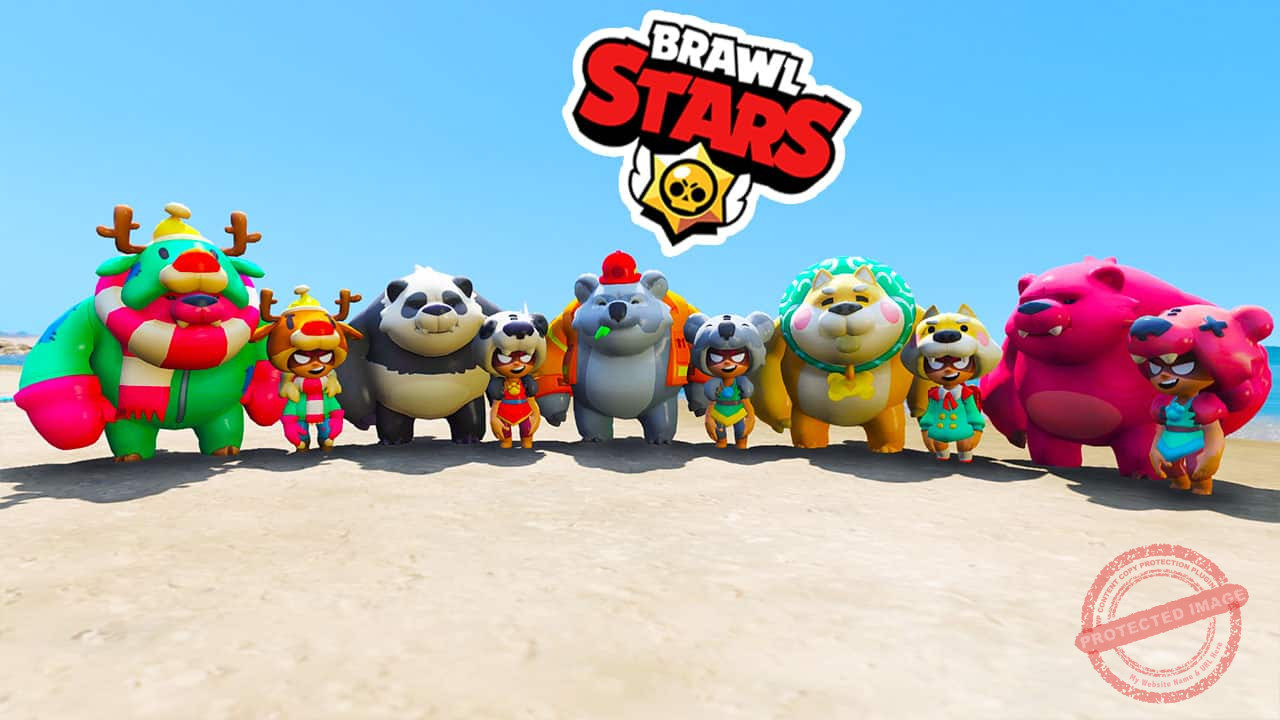 GTA 5 Mods Brawl Stars NITA FULL PACK