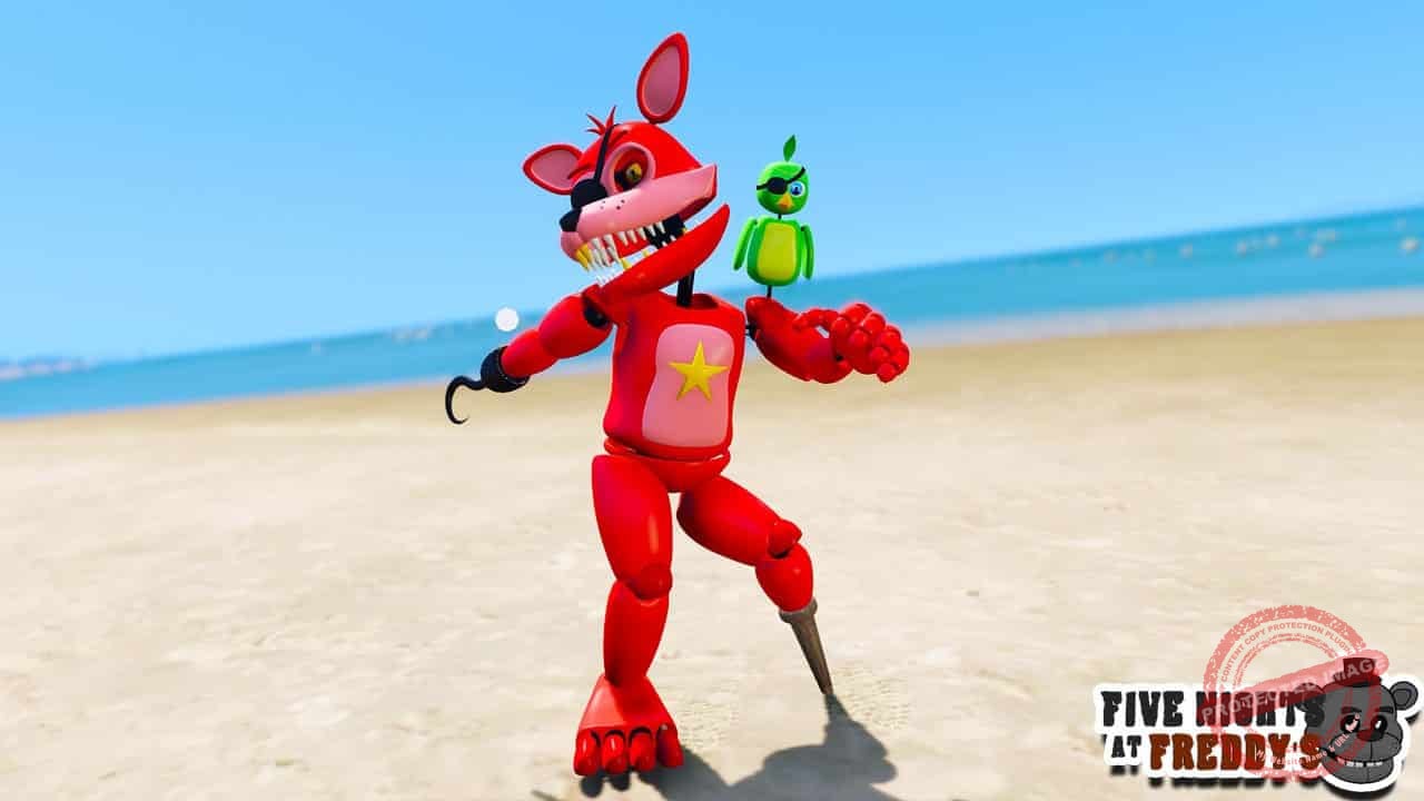 GTA 5 Mods FNAF Rockstar Foxy