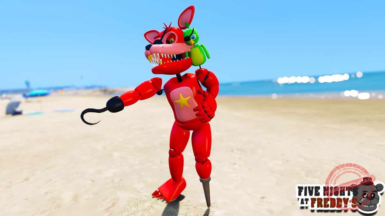 GTA 5 Mods FNAF Rockstar Foxy
