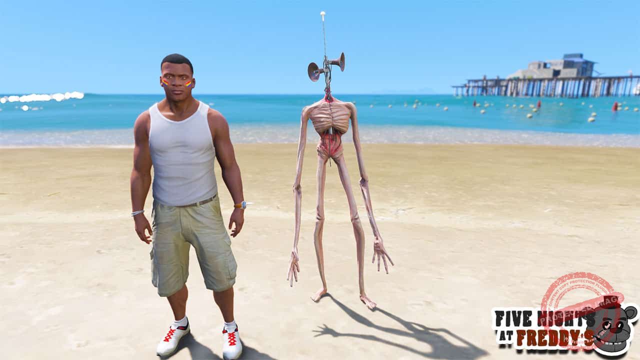 GTA 5 Mods Siren Head V2