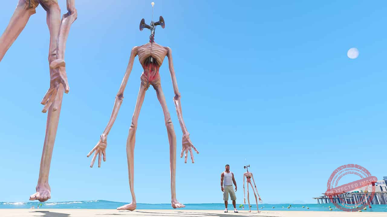 GTA 5 Mods Siren Head V2