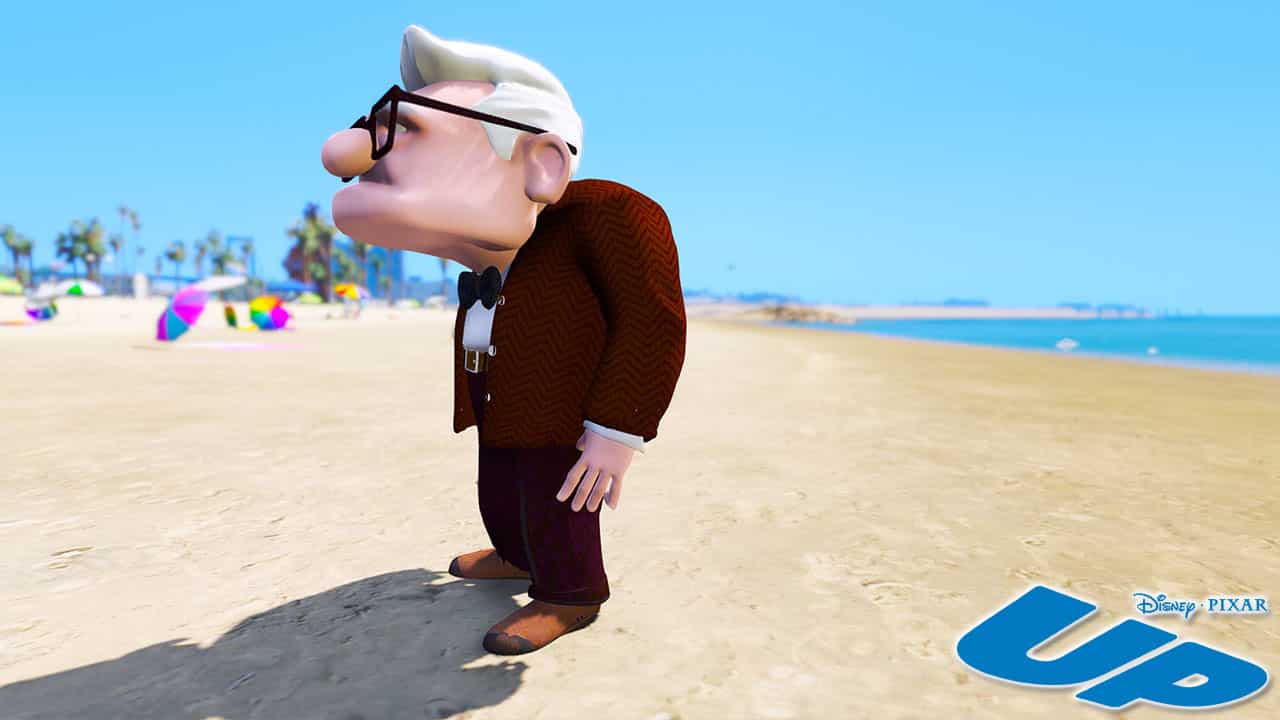 GTA 5 Mods Carl Fredricksen