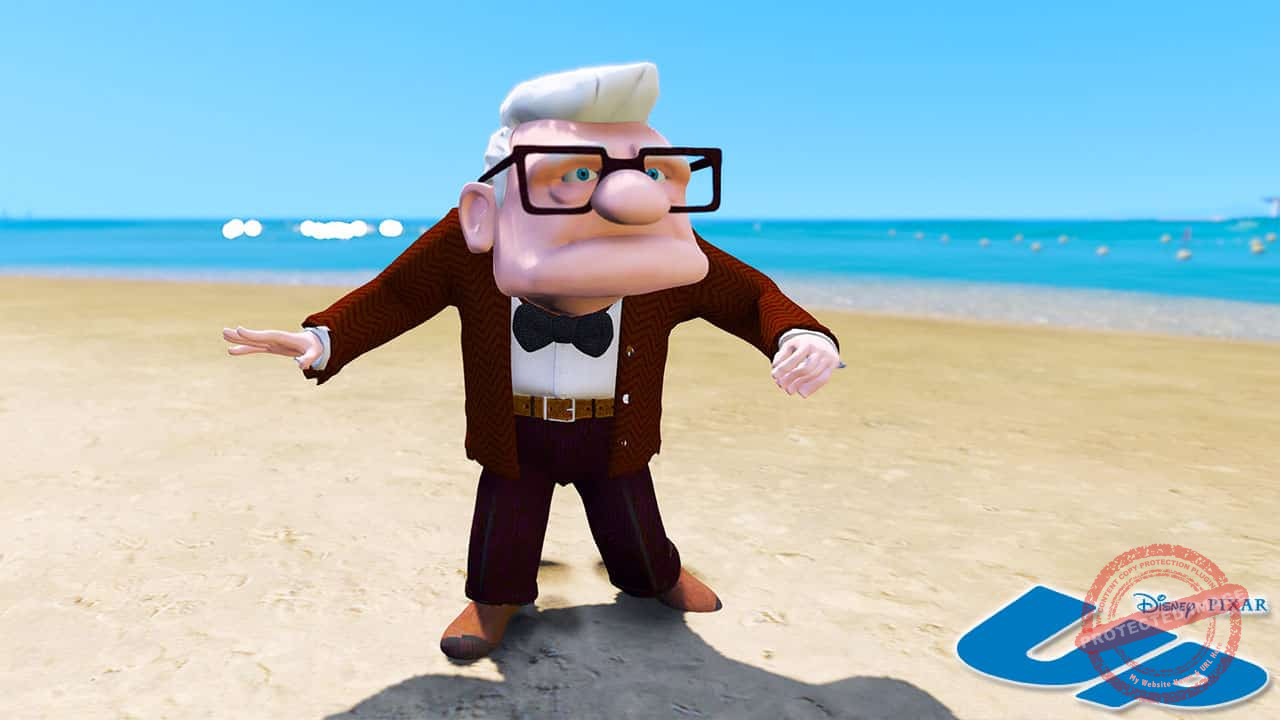 GTA 5 Mods Carl Fredricksen
