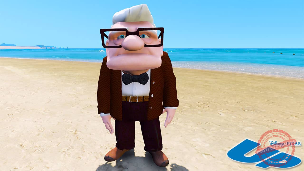 GTA 5 Mods Carl Fredricksen