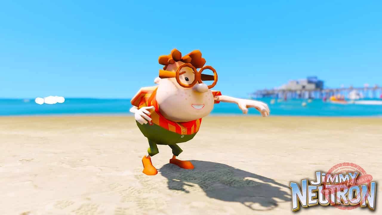 GTA 5 Mods Carl Wheezer in Jimmy Neutron