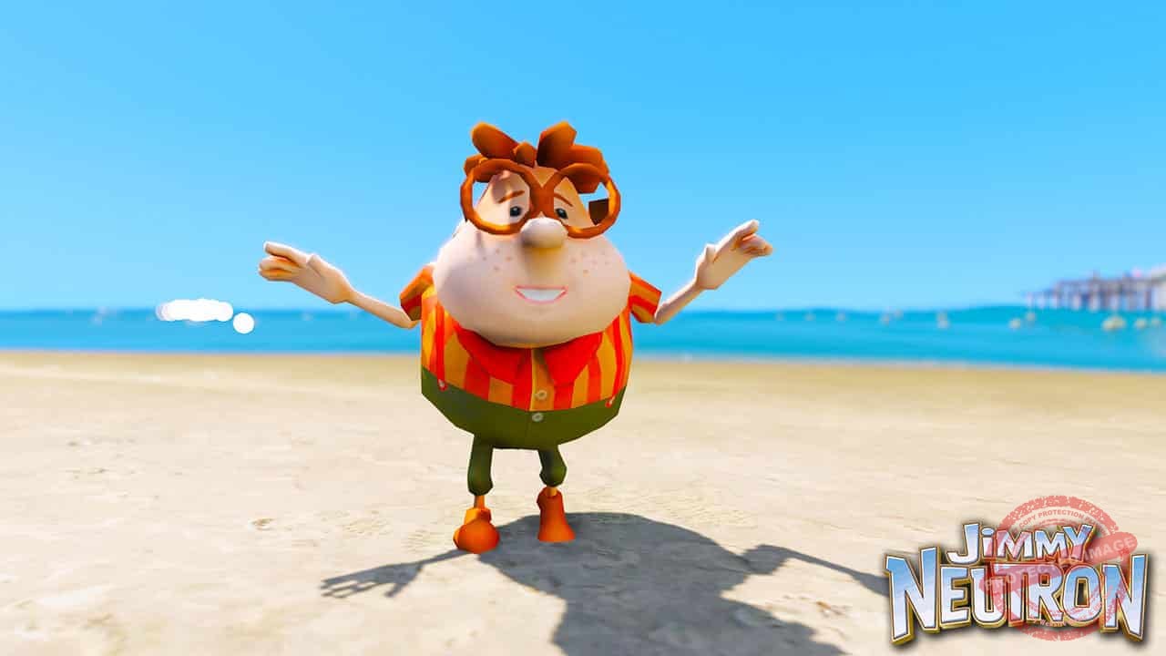 GTA 5 Mods Carl Wheezer in Jimmy Neutron