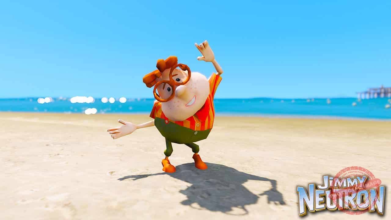 GTA 5 Mods Carl Wheezer in Jimmy Neutron