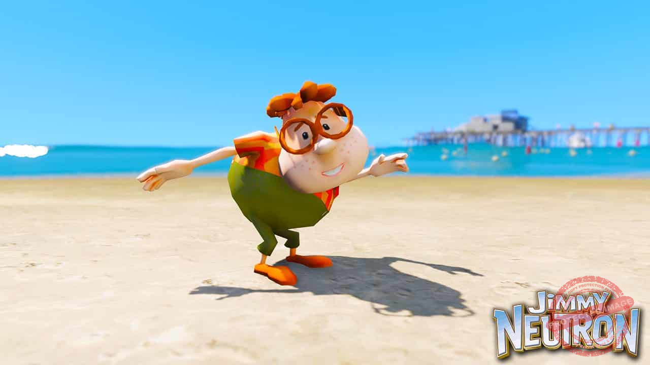 GTA 5 Mods Carl Wheezer in Jimmy Neutron