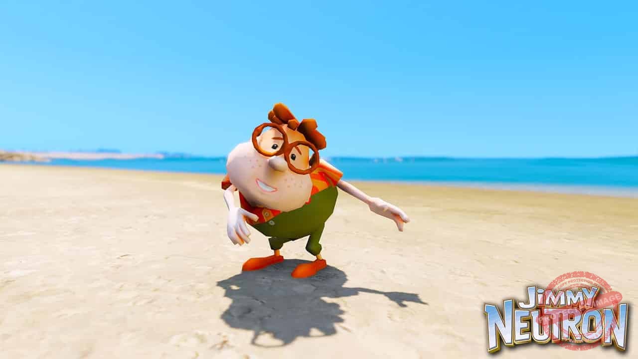 GTA 5 Mods Carl Wheezer in Jimmy Neutron