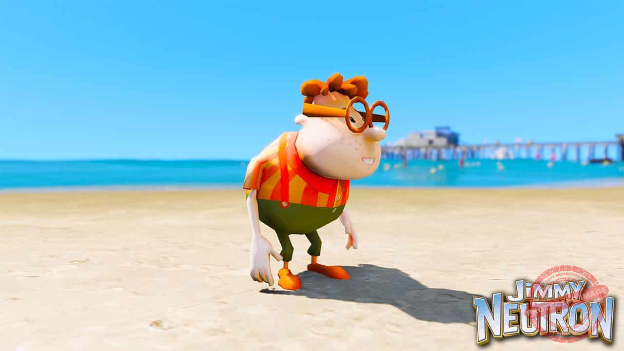 GTA 5 Mods Carl Wheezer in Jimmy Neutron